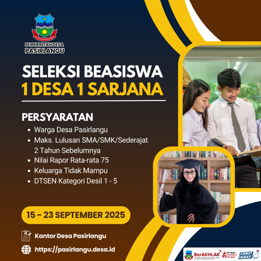 Seleksi Beasiswa 1 Desa 1 Sarjana, Wujud Nyata Program Unggulan Garut Hebat