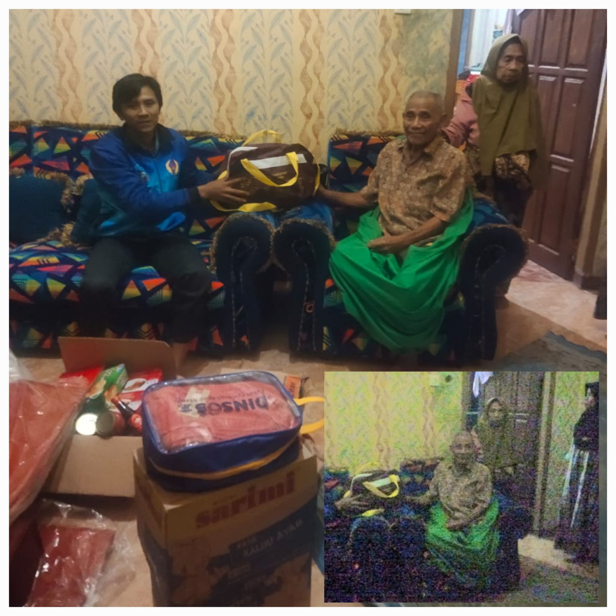 Serah Terima Bantuan Logistik bagi Korban Kebakaran di Desa Pasirlangu